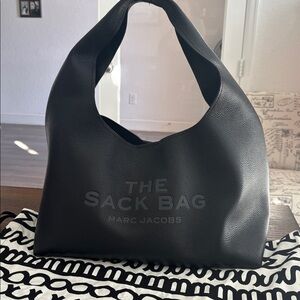 Marc Jacobs NWOT The Sack Bag Large Black w/ Interior Pouch and Dust Bag